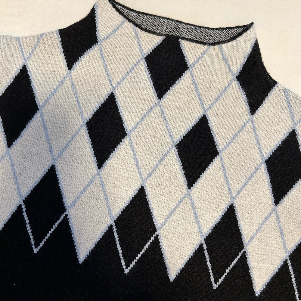 Tahari Mock Neck Sweater